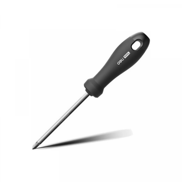 Отвертка Deli HS EHT1055 PH2*180 мм, Soft Touch, черный