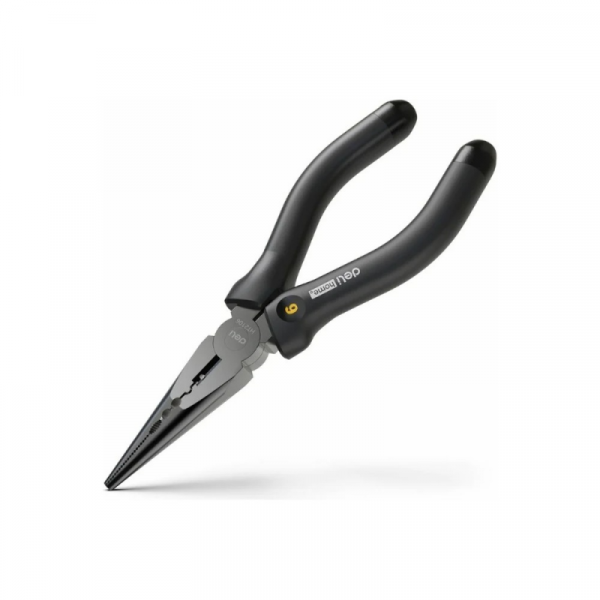 Длинногубцы Deli HS EHT2106 160 мм, Soft Touch, черный