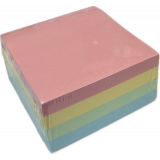 Клейкая бумага для заметок Sticky notes 76x76 мм, 400 листов, 4 пастельных цвета