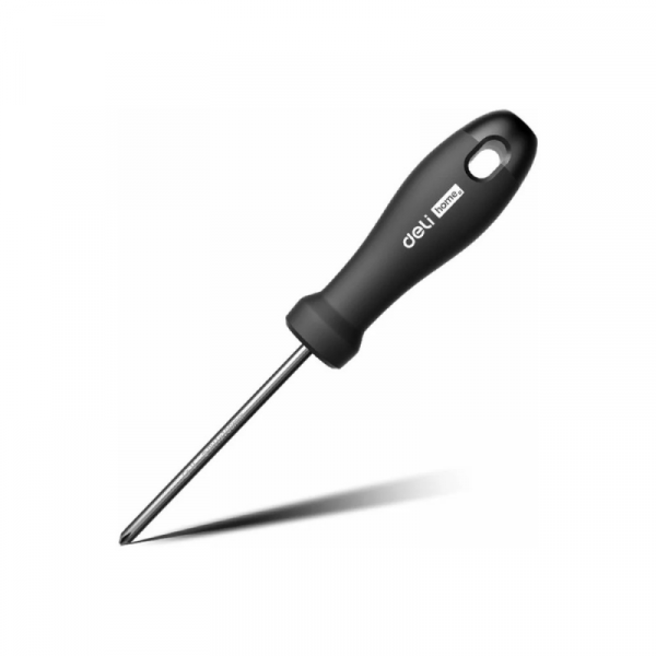 Отвертка Deli HS EHT1205 PH1*100 мм, Soft Touch, черный