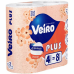 Бумага туалетная  Veiro Standart Plus, 4 рул, цв.белый, 2-сл.