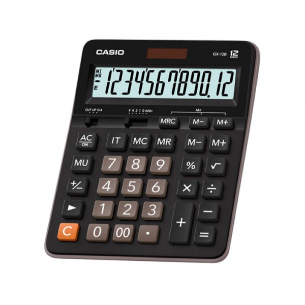 Кальк. наст. 12р. GX-12B Casio черный 34,3*159*207,5 мм