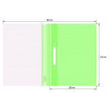 Папка-скоросшиватель Бюрократ Double Neon -PSLDNE/LETT A4 прозрач.верх.лист пластик салатовый 0.14/0.18 Папка-скоросшиватель Бюрократ Double Neon -PSLDNE/LETT A4 прозрач.верх.лист пластик салатовый 0.14/0.18