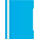 Папка-скоросшиватель Бюрократ -PS20AZURE A4 прозрач.верх.лист пластик голубой 0.12/0.16