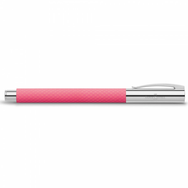 Ручка перьевая М Ambition Pink Sunset, смола, розовый, патрон черный