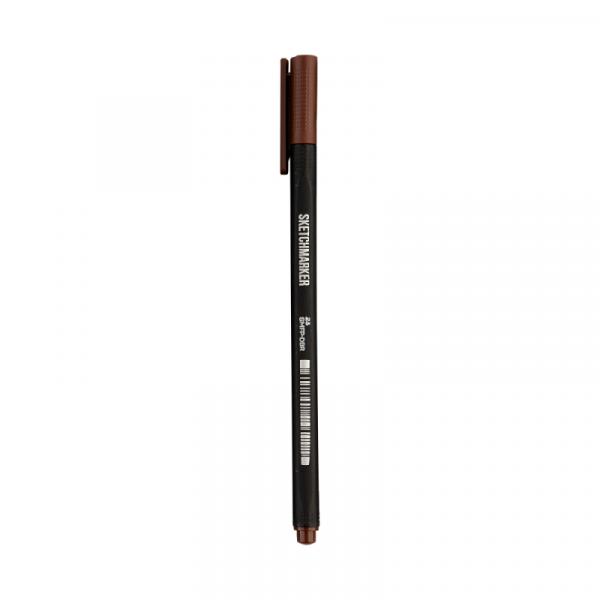 Ручка капиллярная Sketchmarker Artist fine pen 0.4 мм, коричневый темный