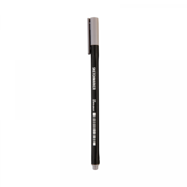 Ручка капиллярная Sketchmarker Artist fine pen 0.4 мм, серый
