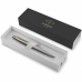 Ручка шарик/автомат Jotter Stainless Steel GT 1 мм, метал., подарочн. упак., серебристый/золотистый, стерж. синий