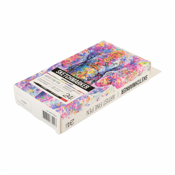 Ручка капиллярная Sketchmarker Artist fine pen Studio набор 24 шт.