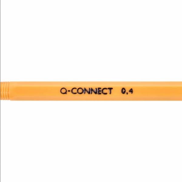 ручка шарик. желтый-красный, 0,4 мм Q-CONNECT