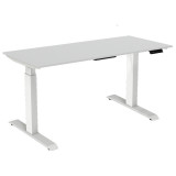 Стол с электроприводом двухмоторный WellDesk Uplift, цвет белый,столешница ДСП 1400х800х28, Пепел 621 PE, мотор bosch Стол с электроприводом двухмоторный WellDesk Uplift, цвет белый,столешница ДСП 1400х800х28, Пепел 621 PE, мотор bosch