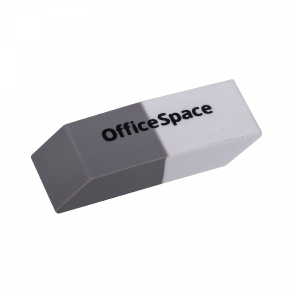 Ластик OfficeSpace белый/серый Ластик OfficeSpace белый/серый