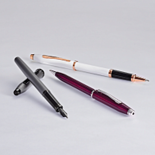 Ручка перьевая F Century II Translucent Plum Lacquer метал., подарочн. упак., бордовый/серебристый