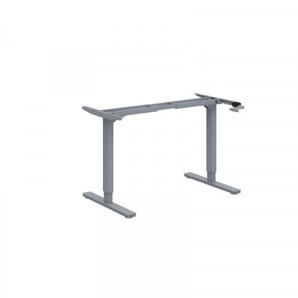 Каркас стола с мех. приводом AOKE AK02YJHT-Y-AJ-H.AL 1150-1800*600мм, цвет алюм Well Desk First