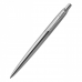 Ручка шарик/автомат Jotter Stainless Steel 1 мм, метал., подарочн. упак., серебристый, стерж.синий