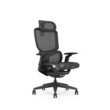 Кресло д/руководителя SitZone E-JX-001А сетка, черный, крестов. пластик, регулир. подголов., регулир. подлокотн., слайдер Кресло д/руководителя SitZone E-JX-001А сетка, черный, крестов. пластик, регулир. подголов., регулир. подлокотн., слайдер