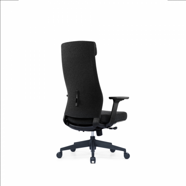 Кресло д/руководителя SitZone CH-366A-WB ткань, черный, крестов. пластик, регулир. подголов., регулир. подлокотн.