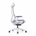 Кресло д/руководителя SitZone E-303-001A-P1-WH сетка, серый, крестов. пластик, корпус белый, регулир. подголов., регулир. подлокотн., слайдер