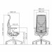 Кресло д/руководителя SitZone CH-283A-P1 сетка, черный, крестов. пластик, регулир. подлокотн., слайдер 