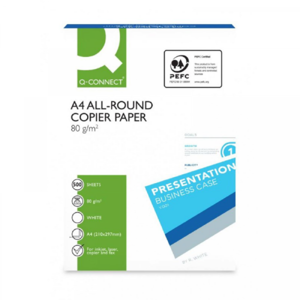 бумага A4 80г/м 500л Q-Connect All Round бумага A4 80г/м 500л Q-Connect All Round