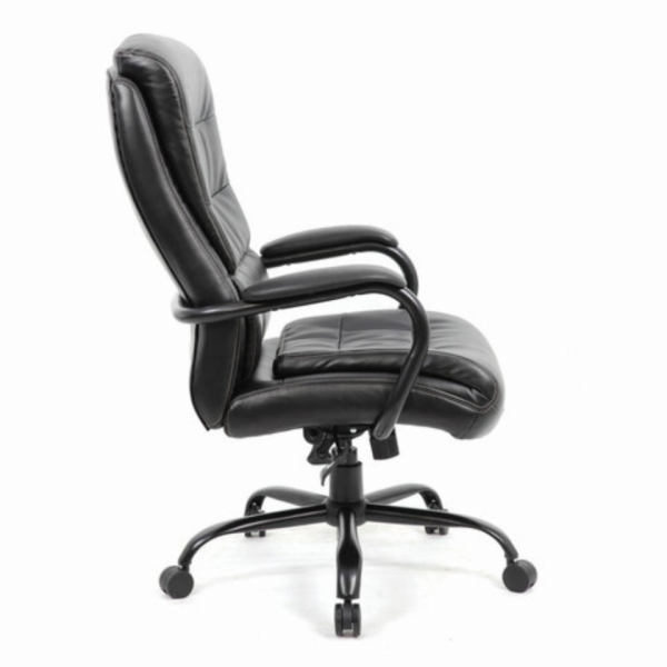 Кресло д/руководителя BRABIX PREMIUM Heavy Duty HD-004 экокожа, черный, крестов. металл 