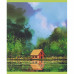 Тетрадь А5 48 л., клет. Green mix скоба сбоку, обл. карт., ассорти