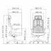 Кресло д/руководителя SitZone CH-359A сетка/ткань, черный, крестов. пластик, регулир. подлокотн.