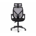 Кресло д/руководителя UTFC Астон М-711 сетчатая ткань, черный, крестов. пластик, с подголов.