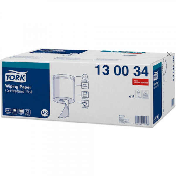 Протирочная бумага Tork Premium с центральной вытяжкой, 1-сл., 165м, M2