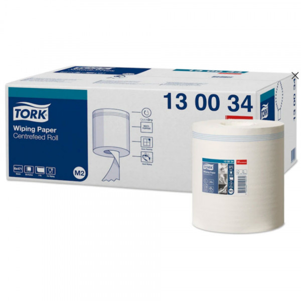 Протирочная бумага Tork Premium с центральной вытяжкой, 1-сл., 165м, M2