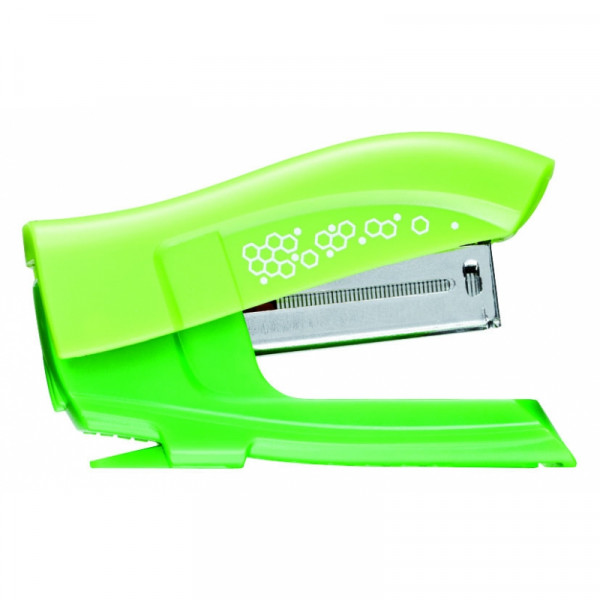 Скобосшиватель 15 л. Greenlogic Pocket №10 + скоба, серебристый, блистер