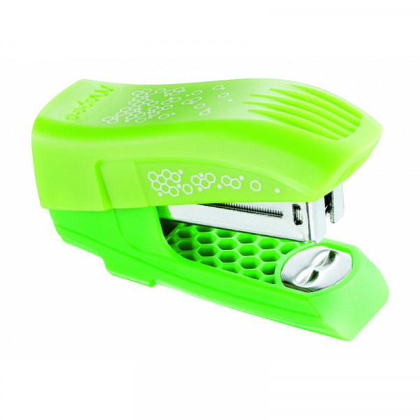 Скобосшиватель 15 л. Greenlogic Pocket №10 + скоба, серебристый, блистер