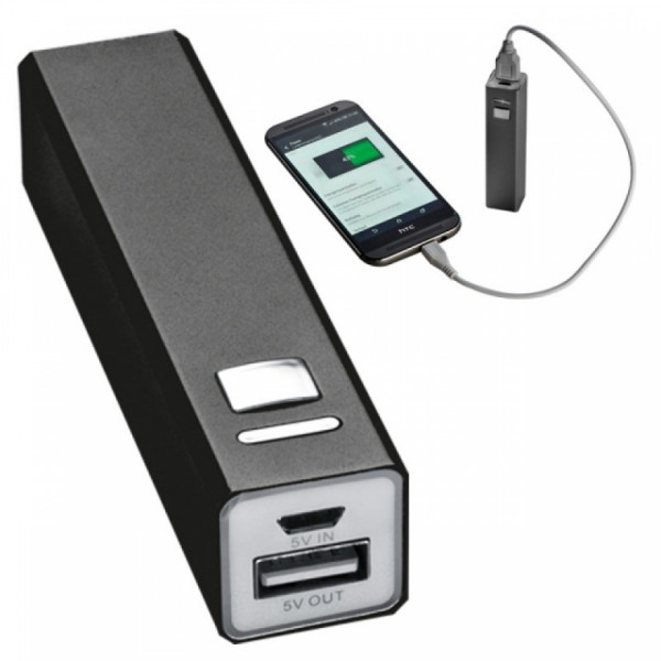 Зарядное устройство аккумулятор Power Bank Port Hope 2200, карт. упак., красный