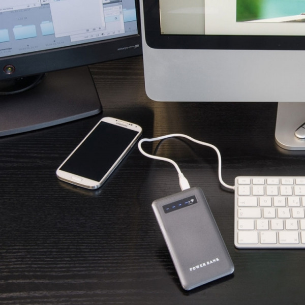 Зарядное устройство аккумулятор Power Bank Kingsville 4000, карт. упак., серый