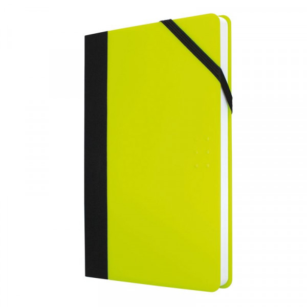 Ежедневник недатированный Milan, А5, 208 стр., Medium yellow Fluo, жёлтый неон, арт.57052FFY