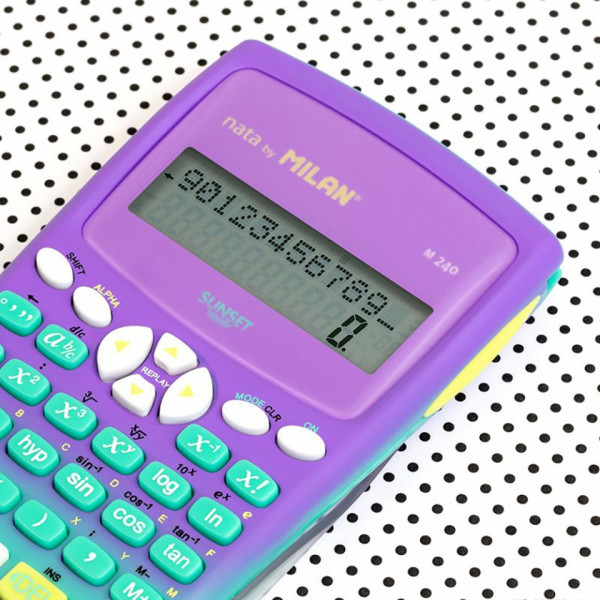 Кальк. научн. М240. + Edition series, зеленый 167x84x19 мм Milan 240 функций