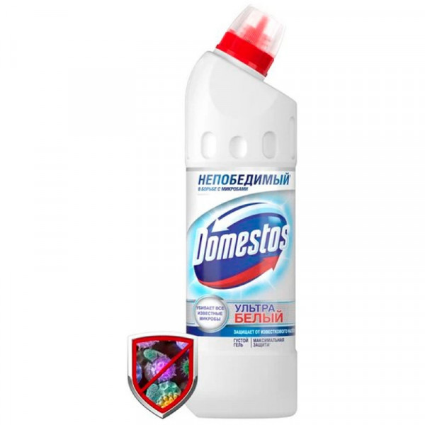 Средство чистящее д/туалета DOMESTOS Ультра Белый 1л