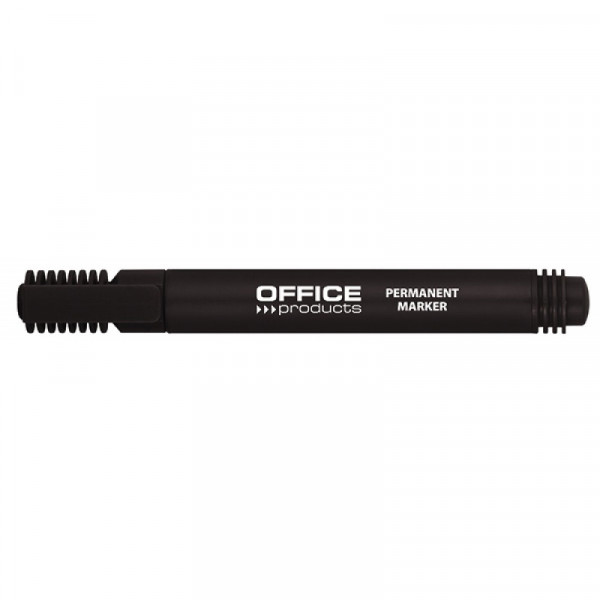 Маркер перм. Office Products пулевидн., черный