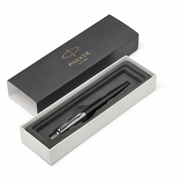 Ручка шарик/автомат Jotter Core K63 Royal Blue CT 1 мм, метал., подарочн. упак., синий/серебристый, стерж. синий
