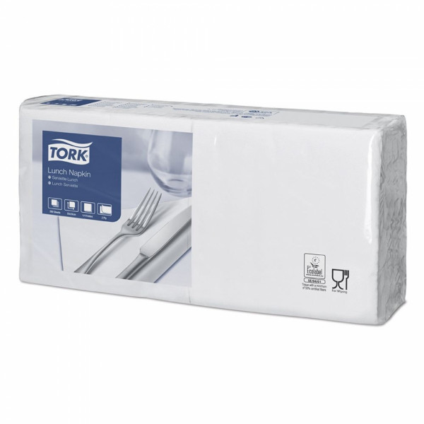 Салфетки Tork 33*33см 2-сл, цв.темно-зеленый, 200шт