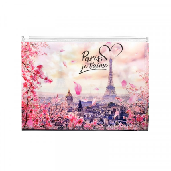 Папка конверт на молнии А4 Take me to Paris разноцветный Папка конверт на молнии А4 Take me to Paris разноцветный