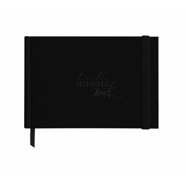Скетчбук Rhodia Touch 21*29,7 см, 300г/м2 , 20л 100 хлопок, гор. пресс, черный