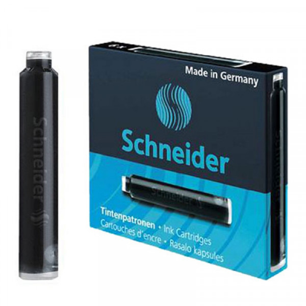 Чернильный патрон Schneider 6 шт/уп., чёрный