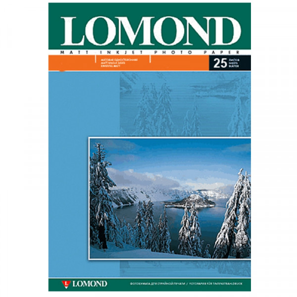 Фотобумага А2, 180 г/м, 25 л., матов, одностор. Lomond Фотобумага А2, 180 г/м, 25 л., матов, одностор. Lomond