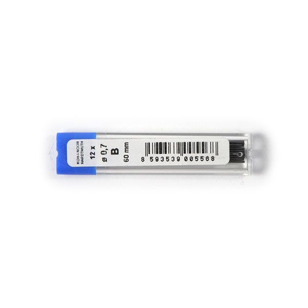 Микрогрифели графитные, для черчения, 0,7 мм, В, арт. 4162/B