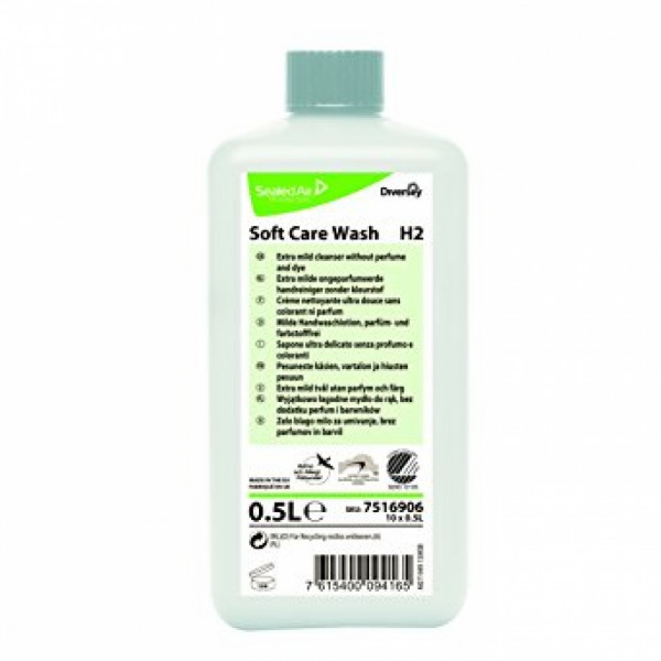 Мыло жидкое Soft Care Wash H2, 500мл