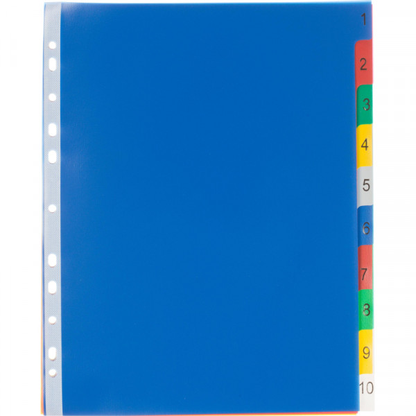 Разделитель листов 10, цв. MAXI А4 , Attache Selection, арт. 327163