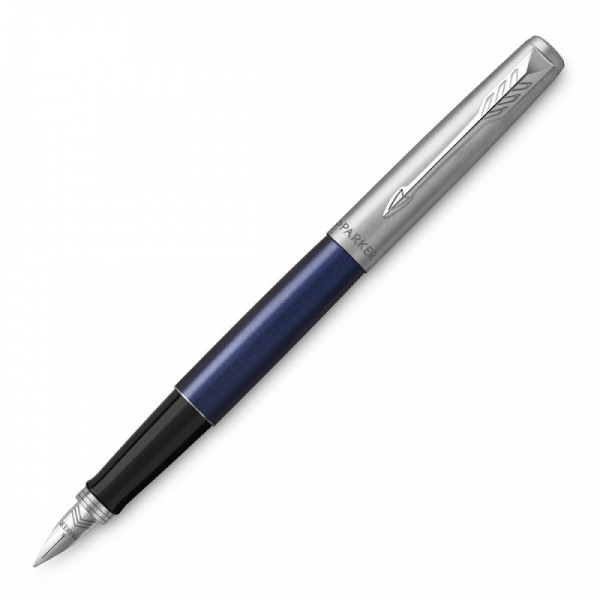 Ручка перьевая M Jotter Royal Blue CT метал., подарочн. упак., синий/серебристый, патрон синий