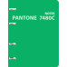 Тетрадь А5 120 л., клет. Pantone line. Color '21. No. 1 на кольцах,  обл. карт., мат.ламинация+пантонная печать, голубой