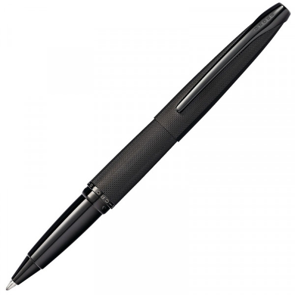 Ручка роллер ATX Brushed Black 0,7 мм, метал., подарочн. упак., черный, стерж. черный